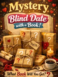 Mystery Blind Date with a Book Box - A Book with All kinds of Great Swag