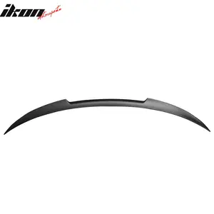 Rear Trunk Spoiler Wing for Tesla Model 3 2024-Up V Style Matte Black ABS
