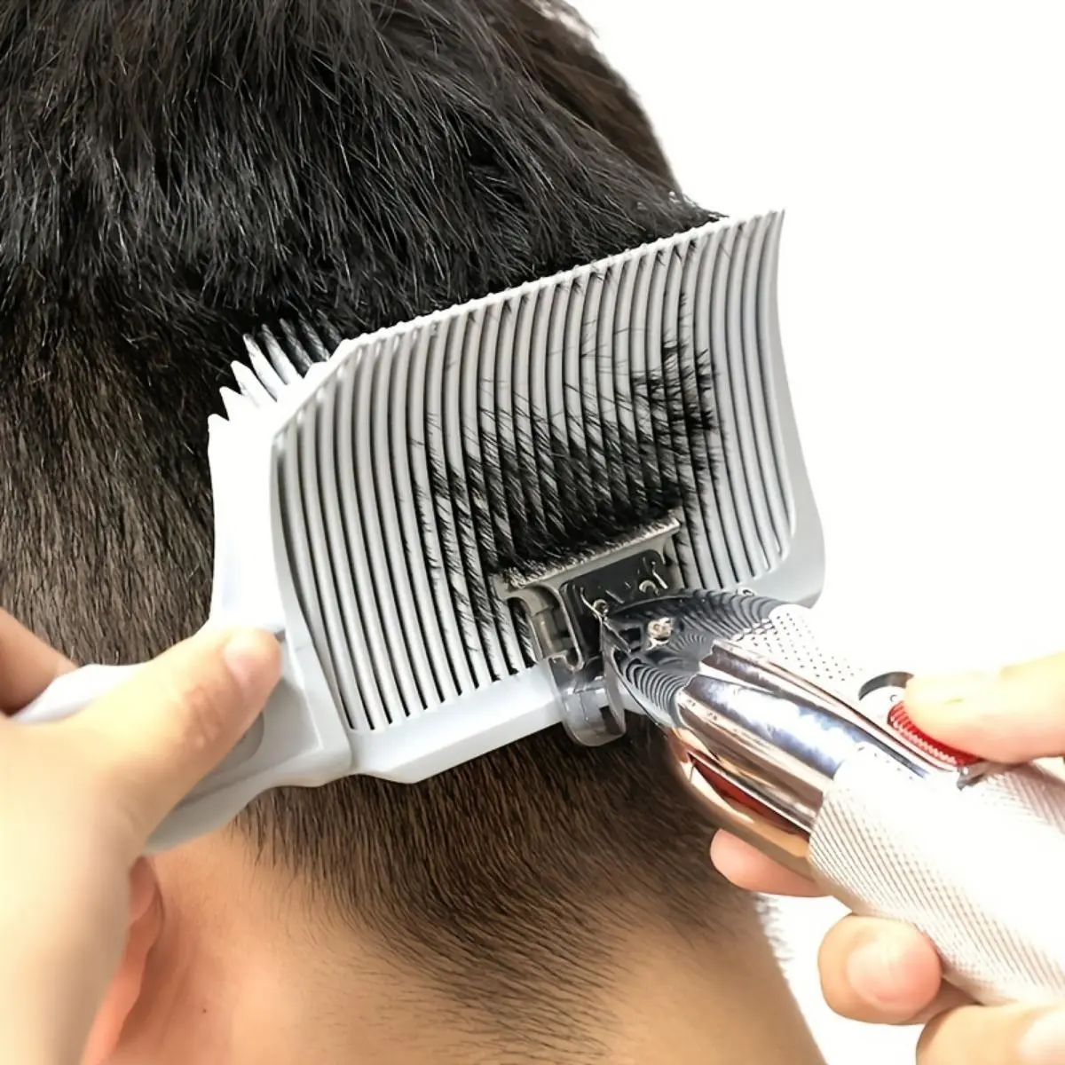 Professional Barber Fade Comb, Heat Resistant Plastic Bristle Flat Top Men's Hair Cutting Comb for Beard & Mustache, Hair Styling Tool, Hair Styling Brush, Durable Hairdressing Comb, Hair Tools