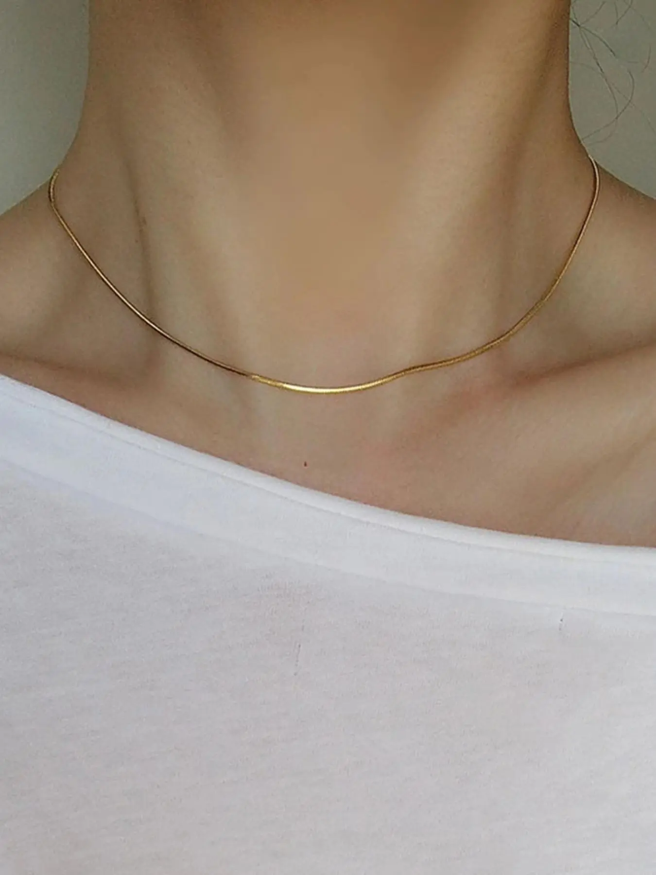 Minimalist Elegant Matching Necklace, Summer 2024 Trendy Stainless Steel Chain Necklace for Women for Gift, Dainty Minimalist Design Jewelry for Daily Wear, Fashion Jewelry Party, Fashion Accessory Necklace