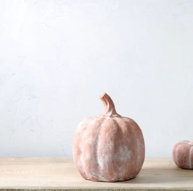Orange Terracotta Pumpkin