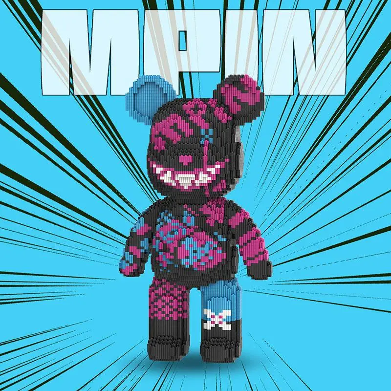 Bear Building Block,MPIN building block, Bear Toys,Birthday Gift,Festival gift,building sets,Educational Building Blocks,Trend Decoration,Cool,Brick,Family Bonding,BlackFriday,Christmas Creative Set #SummerVibes #SummerVibes tiktokshopbacktoschool