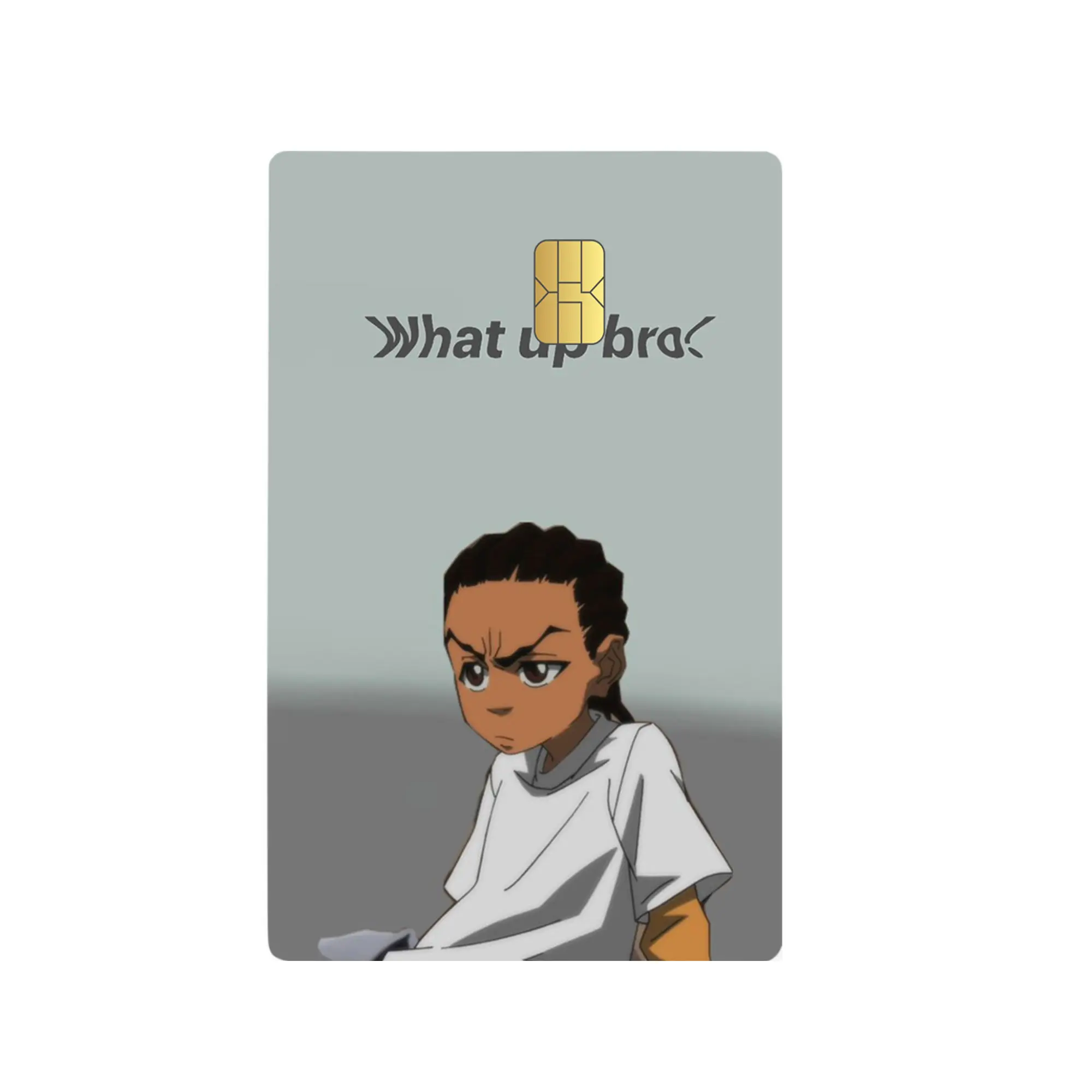 The Boondocks Riley Card Skin, Funny Anime Card Sticker, Bubble-Free Universal Fit Wrap