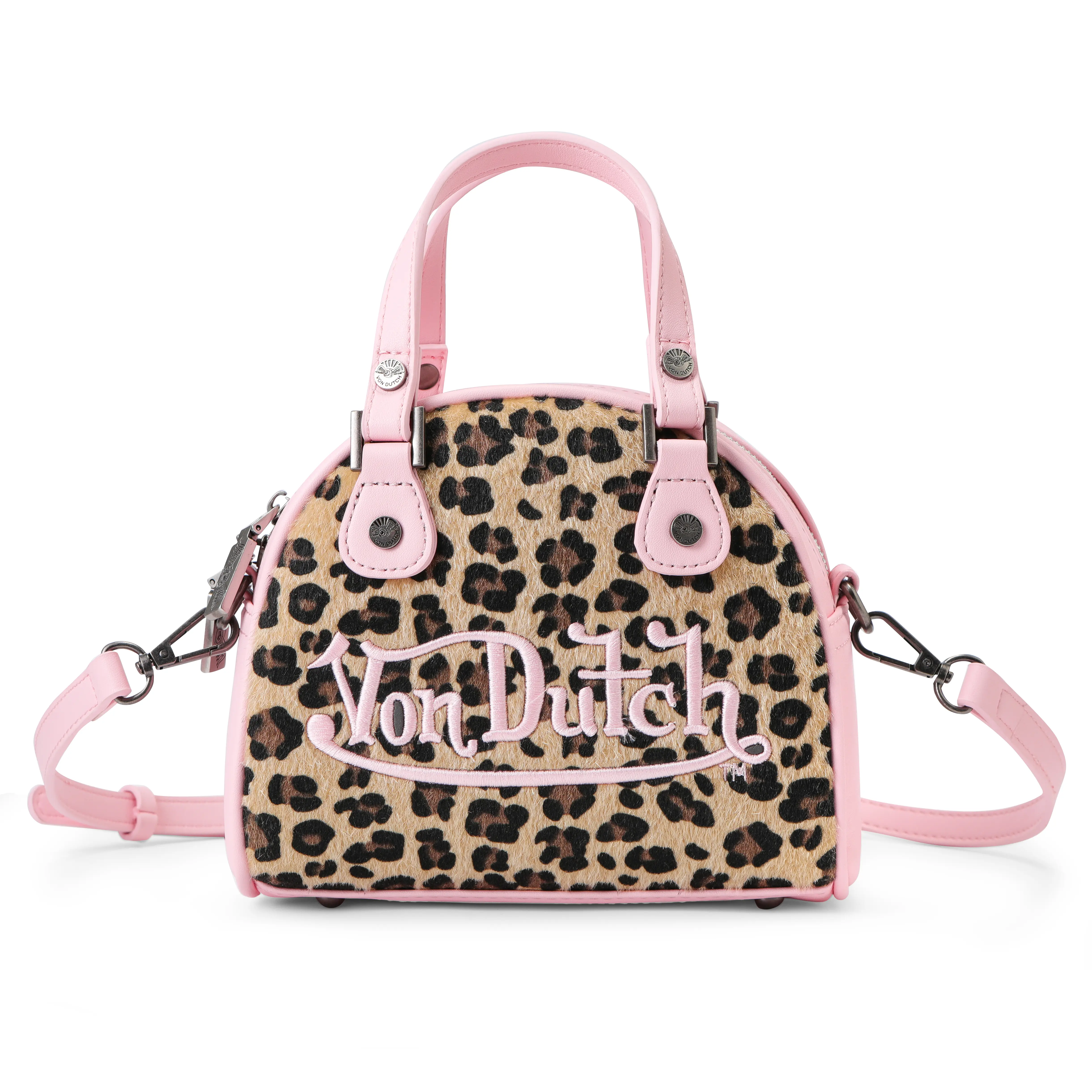 Pink Leopard Bowling Bag