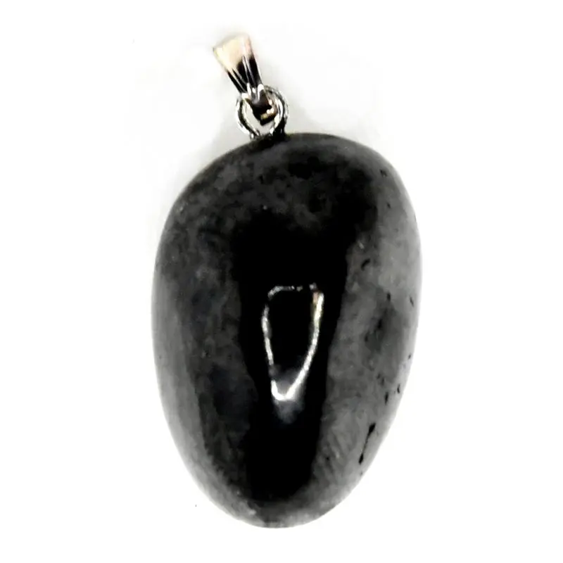 Shungite Tumbled Pendant EMF Protection Crystal Necklace