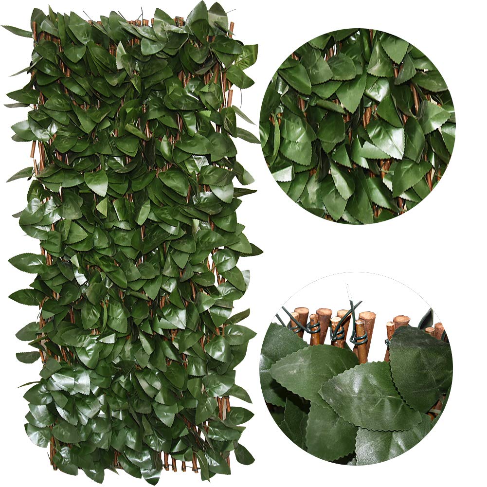 【Arbor Day】Privacy Fence Expandable Screen for Balcony Patio Outdoor,Decorative Faux Ivy Fencing Panel,Hide Unsightly Views, Realistic Leaf Design Garden 【Arbor Day】Privacy Fence Expandable Screen for Balcony Patio Outdoor,Decorative Faux Ivy Fencing Panel,Hide Unsightly Views, Realistic Leaf Design Garden