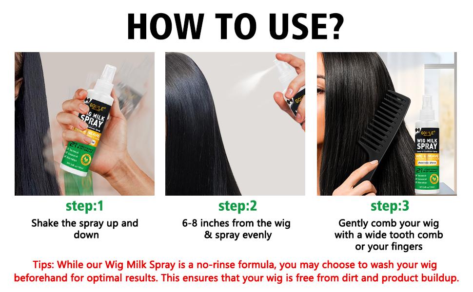Wig Storage Bags & Wig Milk Spray Set - Safeguard Your Wigs with Easy-to-Use Bags & Maintain Shape with Special Formula - Limited Time Offer Buy 1 Get 3 Free