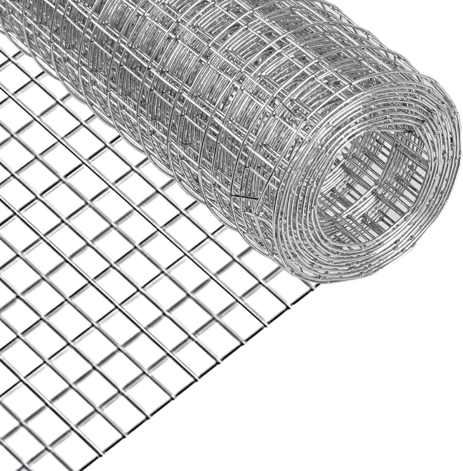 Galvanized Hardware Cloth 1/4 Inch 24 x 50 Ft Metal Mesh Wire Roll