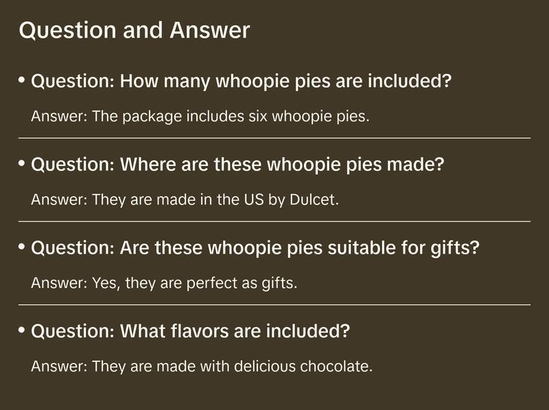 Whoopie Pie Basket Dulcet Gift Package 6