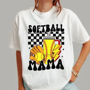 Softball Mama, Gift For Mom, Mother'S Day Shirt