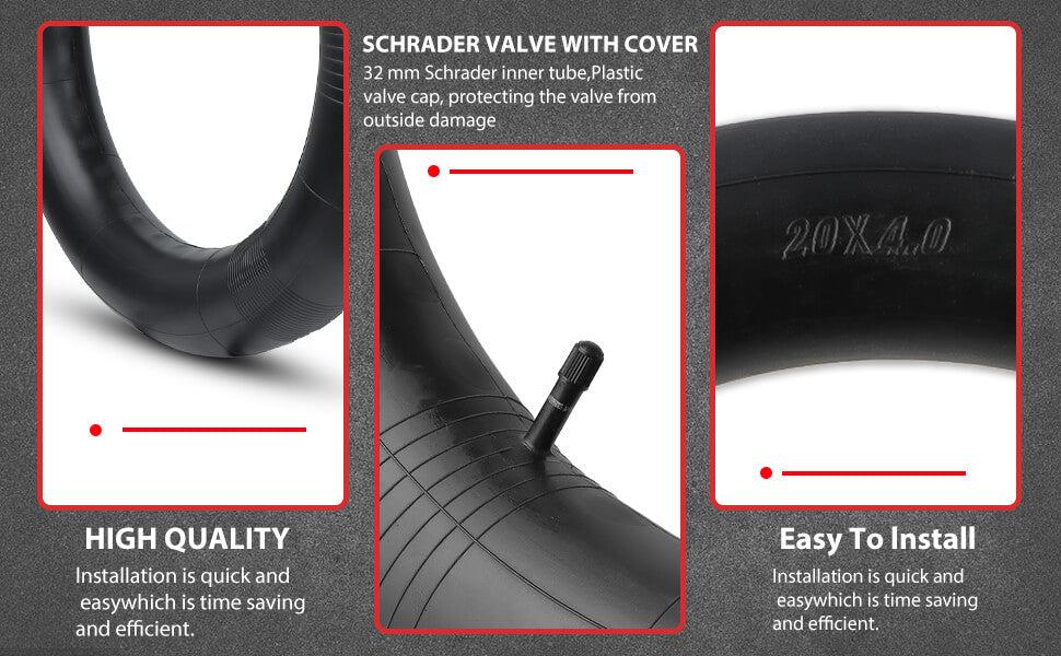 Fat Tire Tube - 20”×4" / 26"×4"