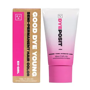 Dye Duo - Ex-Girl 5oz Semi-Perm & 4oz Pink DYEposit Dye for Bold Color Maintenance