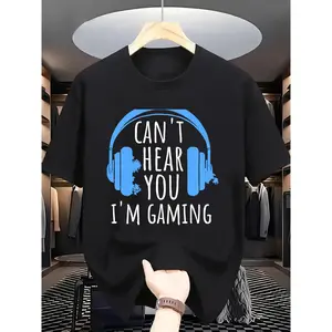 Summer Men's Fashion Pattern Short Sleeve T-Shirt Casual Oversized Graphic Tshirt