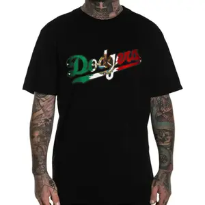 Mexican Heritage Inspired Cotton T-Shirt Featuring Dodgers Design Bold Stylish Streetwear