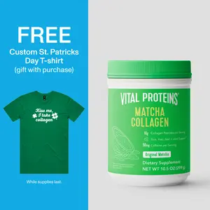 Vital Proteins Matcha Collagen - Peptides Powder Supplement | 10.5 oz, Original Flavored, Green Vital Proteins Matcha Collagen - Peptides Powder Supplement | 10.5 oz, Original Flavored, Green
