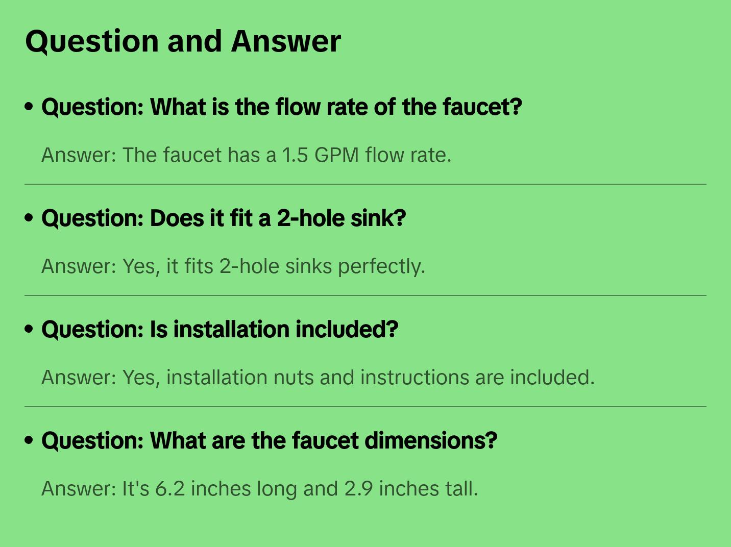 Empire Faucets Mobile Home/RV Lavatory Faucet - 4 Inch Chrome, with Crystal Knobs‎ U-YJW77-E