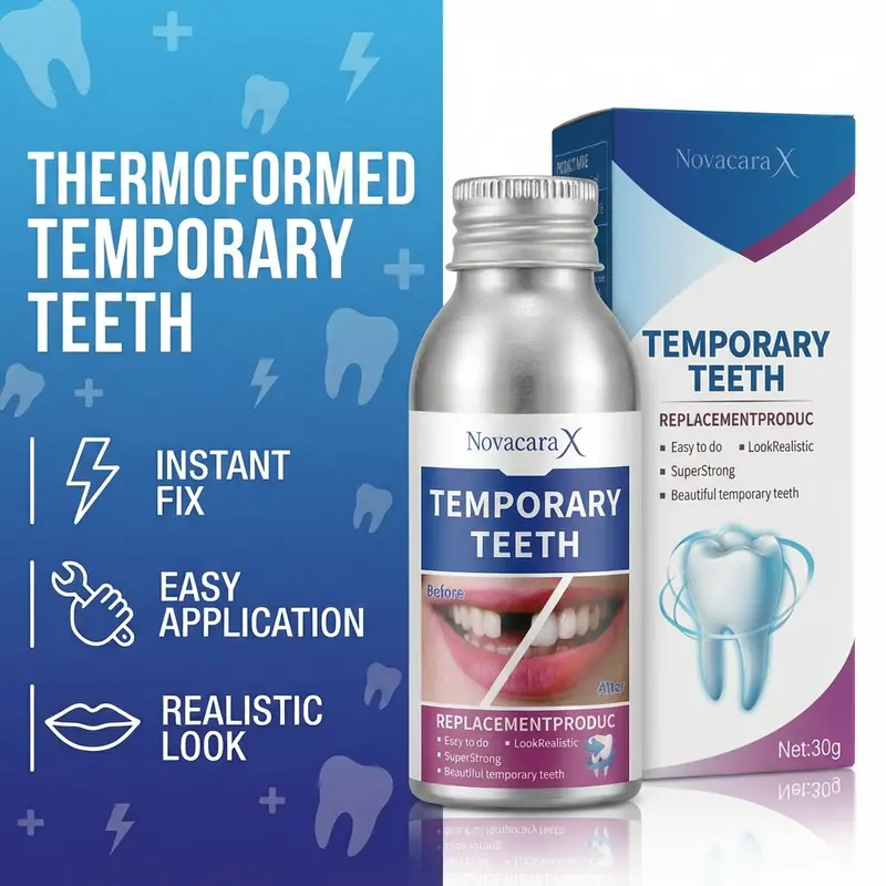 Moldable Solid Dental Adhesive: Temporary Tooth Filling, Tooth Gap Repair, and Denture Restoration Adhesive