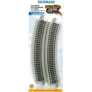 Bachmann 44549 18" Radius Curved Electronic Auto-ReversingTrack, HO