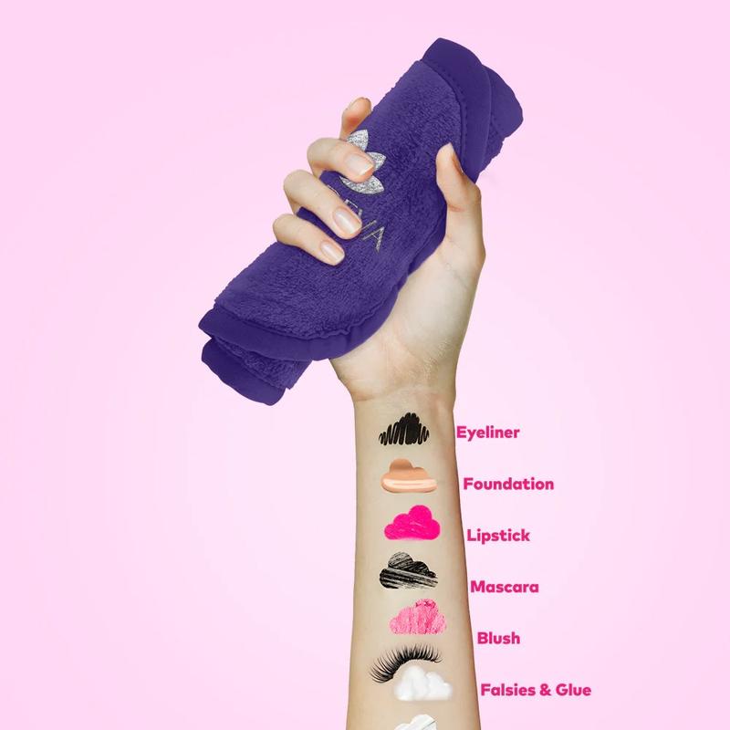 Skin Deva Reusable Makeup Remover Cloth - Ultra-Soft Microfiber Face Washcloth for Gentle Cleansing