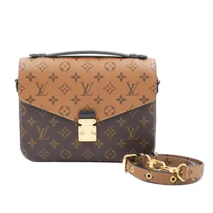 Pre-owned Louis Vuitton Leather Shoulder Bags Pochette Metis Common Monogram JM ZC094