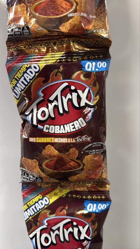 Tortrix Cobanero 38g Snack Flavor from Guatemala