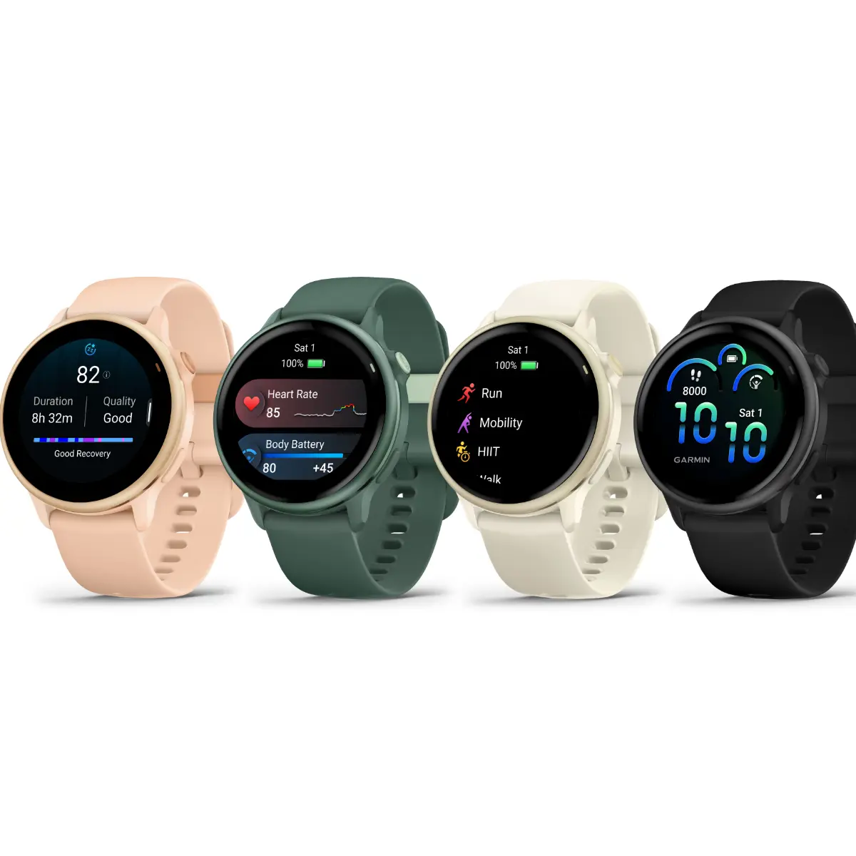 Garmin Vivoactive 6 Health & Fitness GPS Smartwatch - 1.2" Bright AMOLED Touchscreen, Up to 11 Days Batteries, Workout Monitoring, Automatic Detection, Silicone Band | Wearable4U Bundle (Fitness Trackers, Wearable Tech)