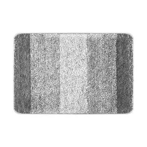 VEVOR Bathroom Rugs 36"x24" Bath Mat,  , Super Absorbent and Soft Microfiber Bathroom Mat with Non-Slip TPE Backing, Machine Washable and Quick Dry Bath Rugs, Bath Mats for Bathroom, Tub and Shower Floor