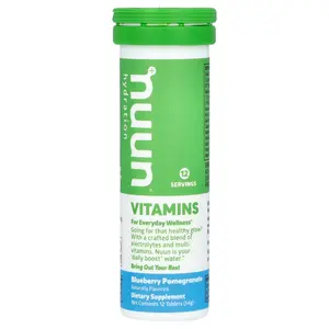 Nuun Hydration, Vitamins, Blueberry Pomegranate, 12 Tablets