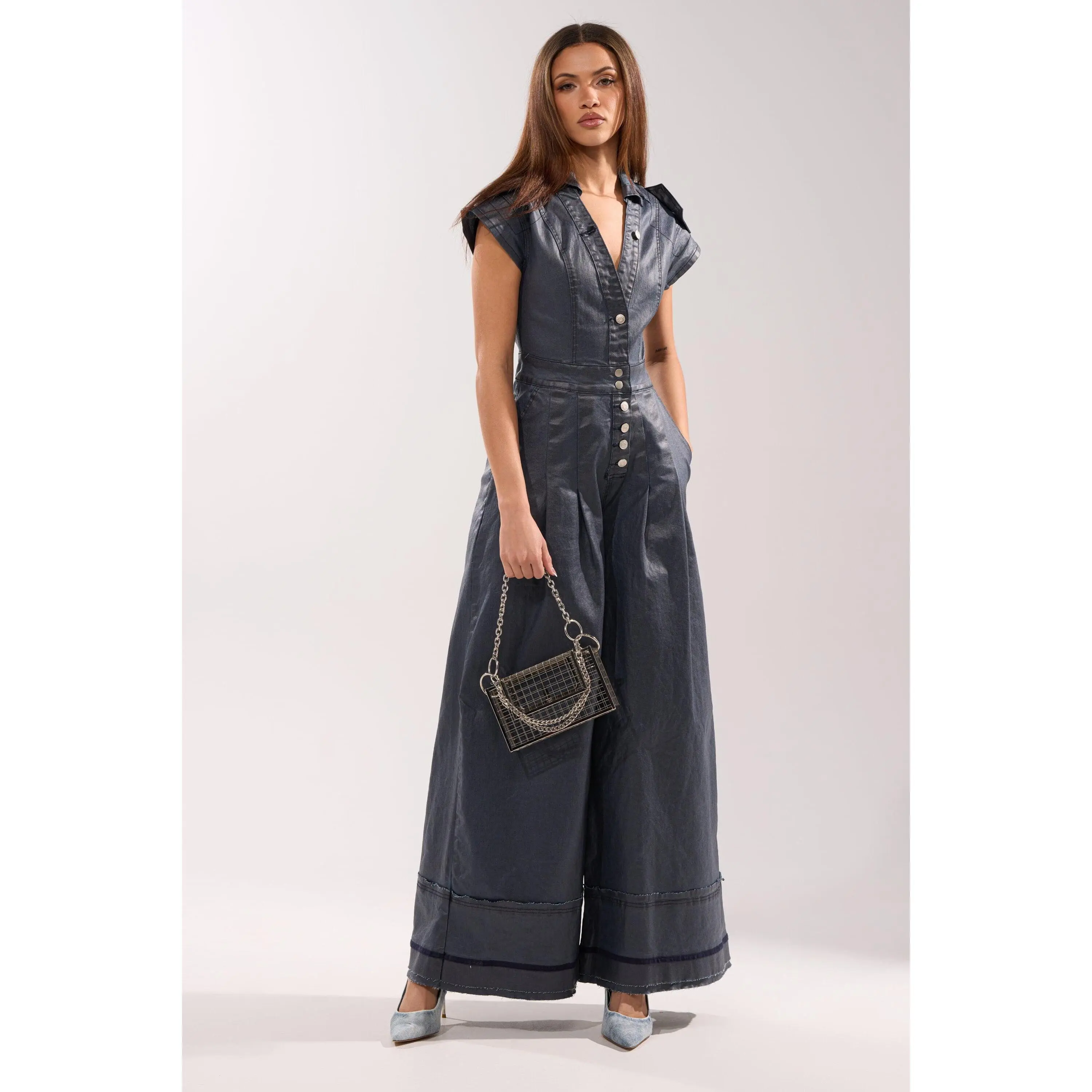 RONNIE DENIM JUMPSUIT