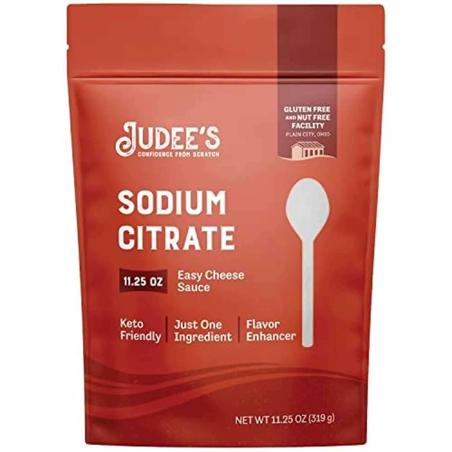 Judee's Gluten Free Sodium Citrate Powder - Cheese Sauce & Fondue Emulsifier - Molecular Gastronomy & Culinary, Sodium Citrate for Cooking - 11.25 Oz