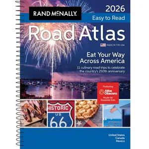 2026  Easy to Read Midsize Road Atlas - Paperback