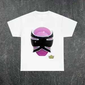 Power Ranger Samurai Pink Ranger Tee Casual Classic, Gift For Him And Her, Crewneck Shortsleeve short sleeve pattern t-shirt series streetwear gift  for  all Cotton Fabric Menswear Top Vintage Graphic Smooth Tshirt Tropical Memorial T-shirt for an idol