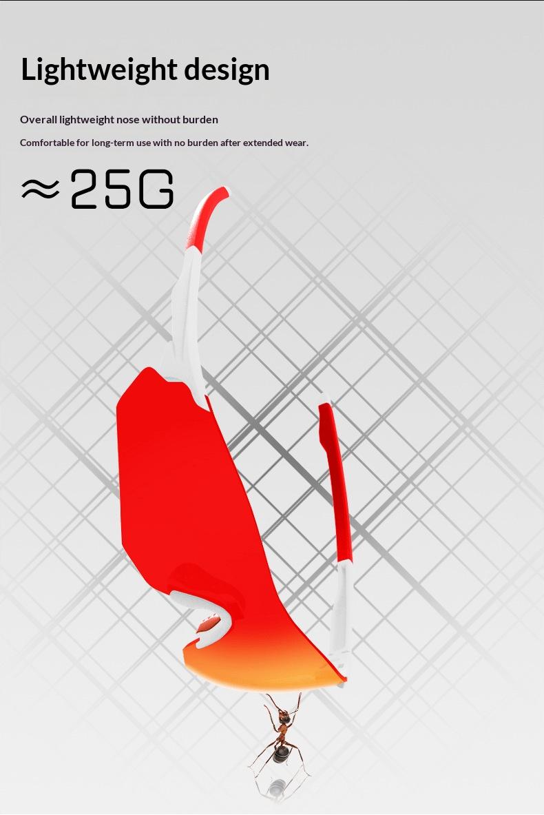 Photochromic Sunglasses Color Changing Sports Glasses UV400 TR90 Frame Lightweight Outdoor Windproof Dustproo