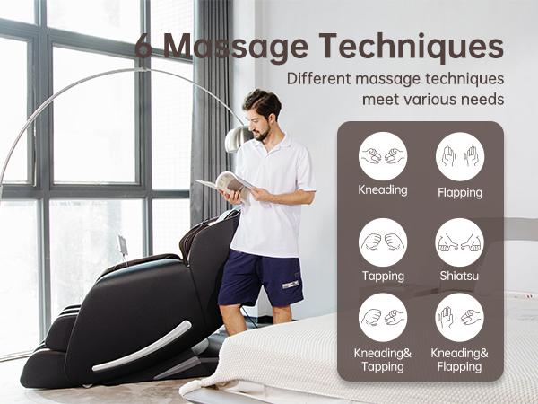 Real Relax 2024 massage chair F6 full body zero gravity SL-Track shiatsu recliner with heat Bluetooth foot roller APP control massage recliner comfort
