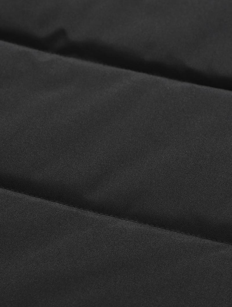 TJL Men's Black Quilted Hooded Jacket - Thermal Lined Zip Up Coat with Detachable Fur Hood by Fashion Brand Sherpa Fleece Long Sleeve Tops Casual Beige Plain TJL Men's Black Quilted Hooded Jacket - Thermal Lined Zip Up Coat with Detachable Fur Hood by Fashion Brand Sherpa Fleece Long Sleeve Tops Casual Beige Plain