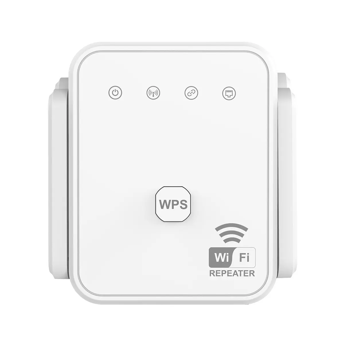 WiFi Extender WiFi Repeater 300Mbps WiFi Amplifier 2.4GHz WiFi Signal Enhancer with Repeater/AP Mode Ethernet Port White/Black