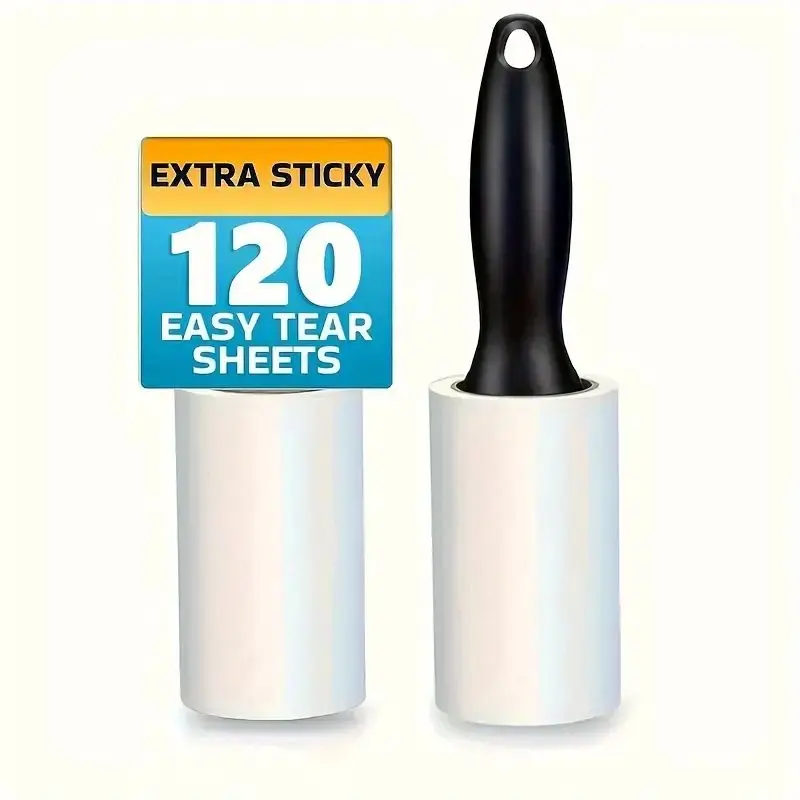 Sticky Fur Lint Roller for Pet Hair Removal, Dog & Cat Hair Remover for Sofa, Clothing, Furniture & Carpet, Pet Grooming Tool