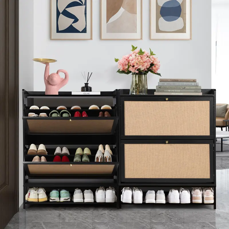 Giratree Shoe Cabinet with Flip Drawers