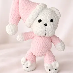Soft Handmade Teddy Bear in PJs Plush 13.0 Inch