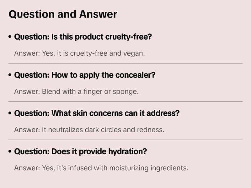 Palladio Full-Coverage Concealer - Lightweight, Hydrating Formula for Even Skin Tone, Suitable for Foundation, Makeup, and More