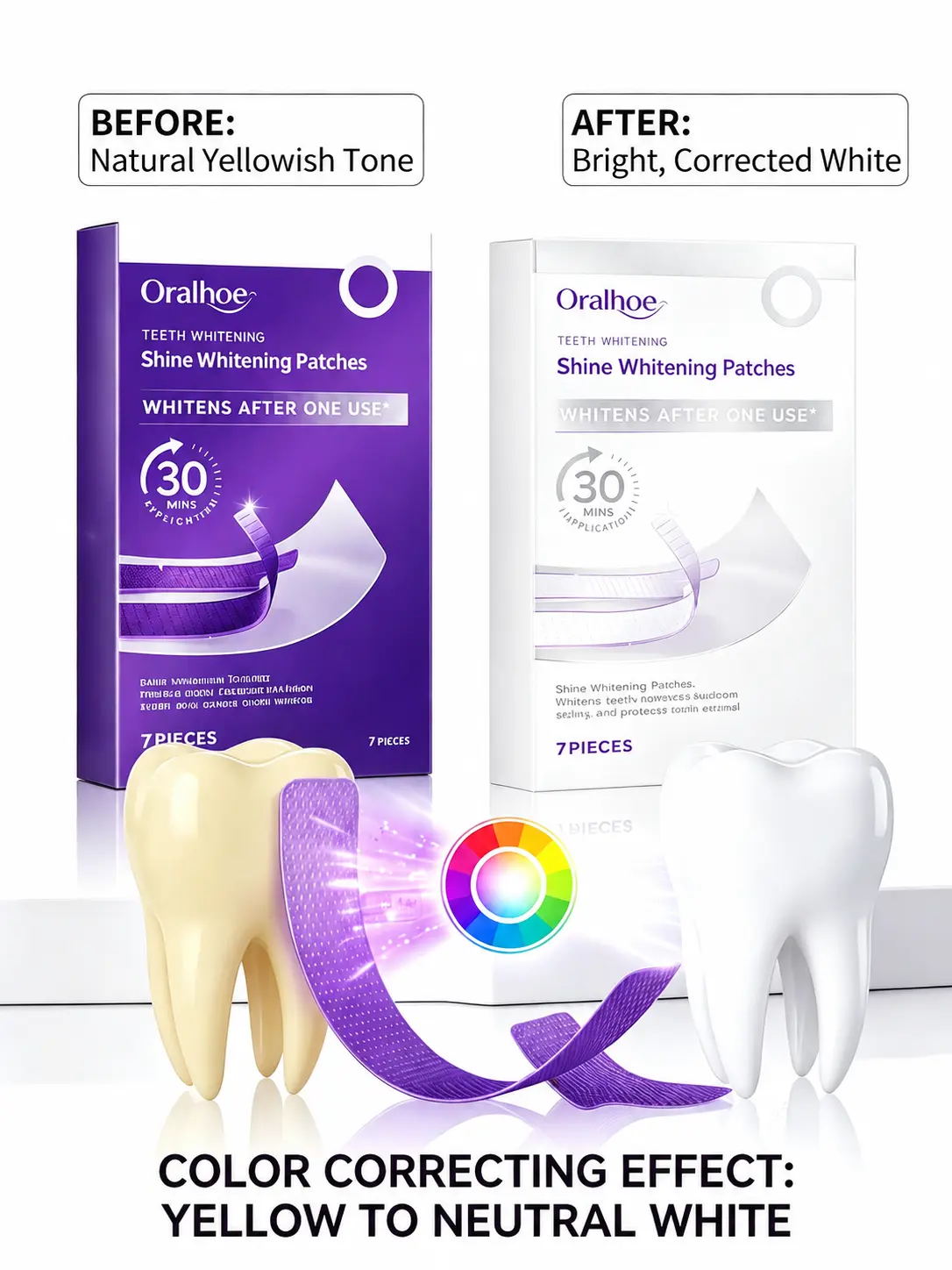 Gentle Honey Cleansing Teeth Cleaning Strips, Easy At-Home Oral Care