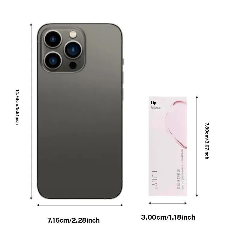 Lip Glaze- 3-in-1 Balm + Oil + Gloss - Nourishing Lipgloss - Long-lasting Shine & Hydration Moisturizing Hydrating Glossy Lip Stick for Girls & Women Plumping Lip Plumper Gift for Fall Christmas Lipstick Skincare Hydrate Lip Serum Makeup Tinted