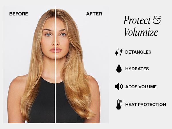 IGK BODY LANGUAGE Rice Water Plumpkin & Thickening Mist | Weightless Primer, Detangles + Hydrates | Vegan + Cruelty Free + Comfort | 207ml | 7 oz