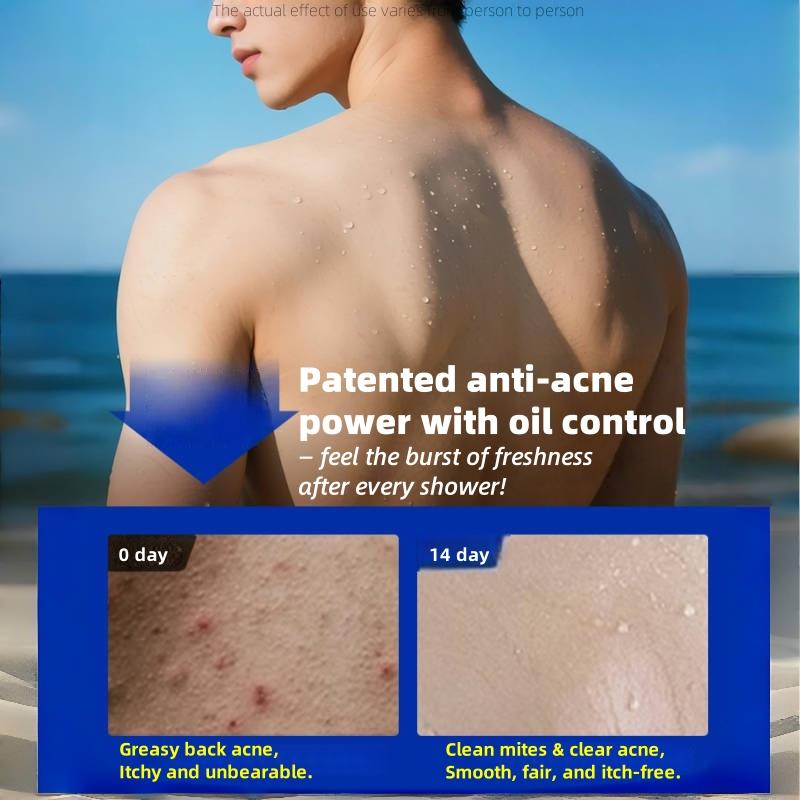 NOIL Shower Gel 4-Pack  Deep Clean & Brightening Care | Sea Salt + Fruit Acid Formula | Anti-Acne + Oil Control | Fresh Ocean Scent · Save More for Family!