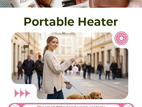 FrSara Hand Warmer, Portable Heater, Donut-Shaped HandWarmers, 3 Heat Settings, 4000mAh Reusable Portable Pocket Heater, Double-Sided Hot Hands for Raynaud's, Golf, Hunting, Stocking Stuffers FrSara Hand Warmer, Portable Heater, Donut-Shaped HandWarmers, 3 Heat Settings, 4000mAh Reusable Portable Pocket Heater, Double-Sided Hot Hands for Raynaud's, Golf, Hunting, Stocking Stuffers