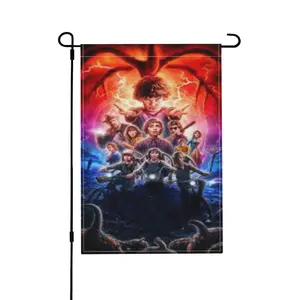 Stranger Things Season 5 Garden Flag 12x18 Inch Double Sided Decoration for Outside Yard