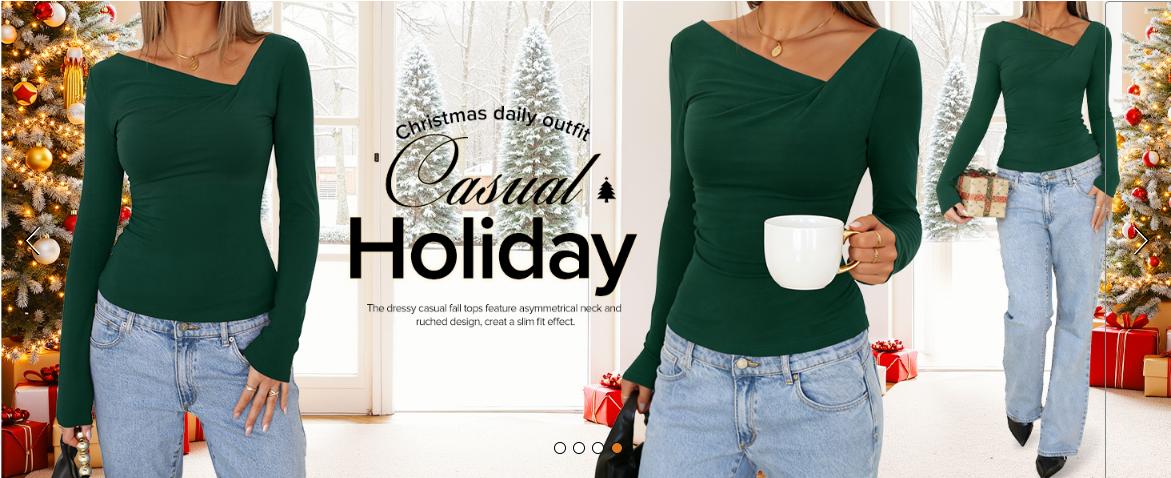ZESICA Women's Long Sleeve Asymmetrical Neck Ruched Slim Fit Shirts 2025 Fall Fashion Casual Tee Going Out Tops ZESICA Women's Long Sleeve Asymmetrical Neck Ruched Slim Fit Shirts 2025 Fall Fashion Casual Tee Going Out Tops