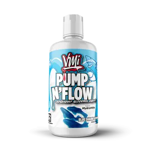 VMI Sports PUMP N' FLOW - Stim Free Pre-Workout Pump Liquid w/ Glycerol