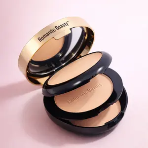 Romantic Beauty Powdery Double Cake Control Powder #02 – Matte Pressed Powder Foundation | Smooth & Oil Control