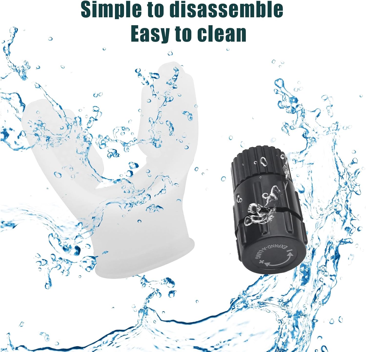 Running Breathing Trainer Device 2 PCS Lung Breathing Trainer Adjustable Resistance Exercise Trainer for Fitness Training Portable & Safe ABS Silicone Mini Breathing Training Equipment